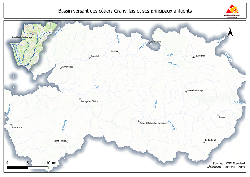 Bassin versant Cotiers Granvillais
